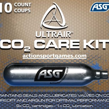 CO2 Cartridge, Ultrair 12g 10pcs 9+1