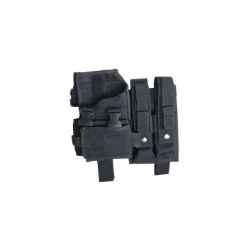 Thigh holster MP5K-M11-MP7-Vz61 adjustable Black