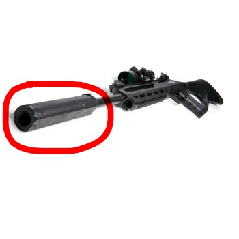 Barrel extension tube for TAC series Barrel extension tube for TAC series