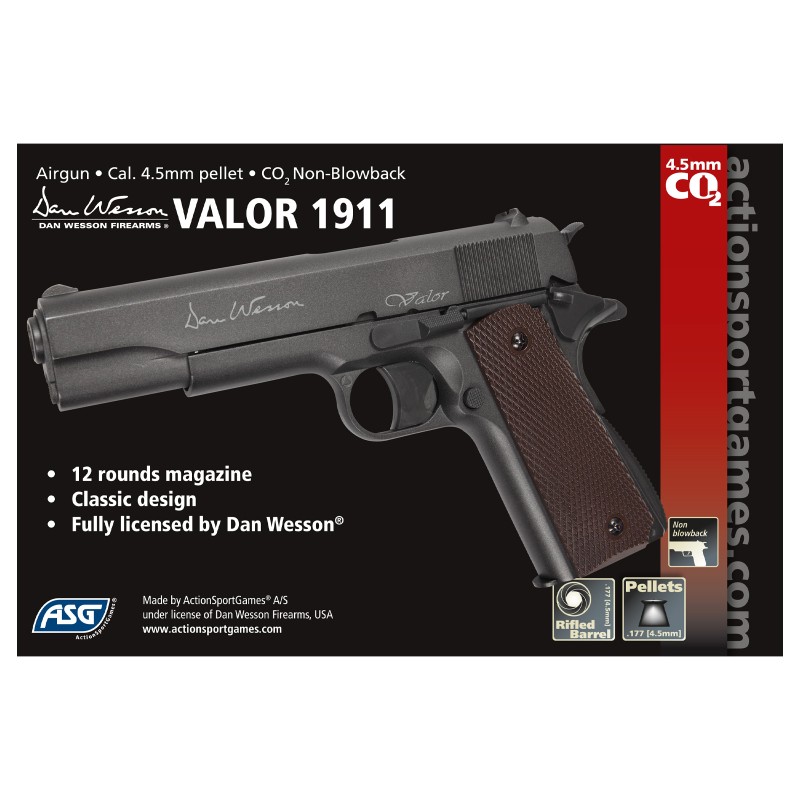 CO2 Dan Wesson VALOR 1911 4.5mm pellet - Pikadooprema