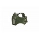 Mesh Mask cheek pad with ear protection OD Green