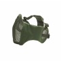 Mesh Mask cheek pad with ear protection OD Green