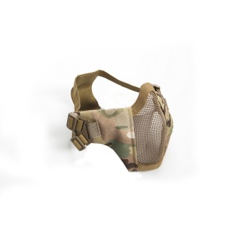 Mesh mask, cheek pad, metal lower half Multicam