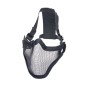 Mesh mask metal Black