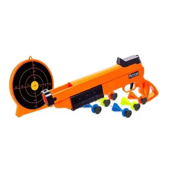 Petron pištolj sa lepljivim strelicama i metom