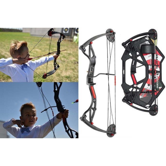 Compaund Luk Set EK-Poelang Buster 15-29lbs 17-26 Crni (SSA Archery) Compaund Luk Set EK-Poelang Buster 15-29lbs 17-26 Crni - Pikadooprema