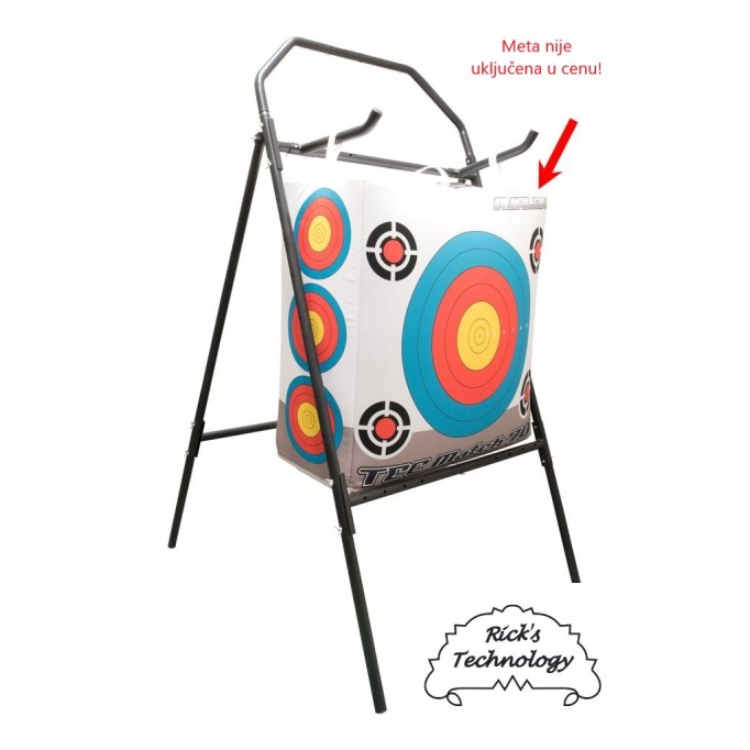 Target Stand Metal Deluxe 152x80cm sa 4 nogare i nosačem mete - Pikadooprema