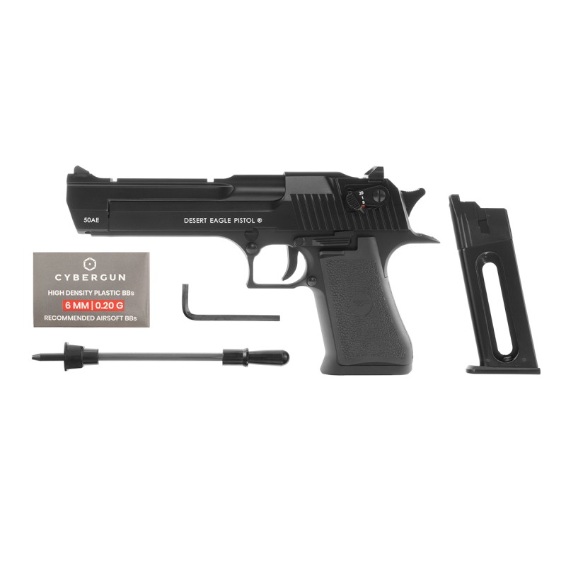CO2 Desert Eagle 6mm Black GBB Full Auto (Cybergun) CO2 Desert Eagle 6mm Black GBB Full Auto - Pikadooprema