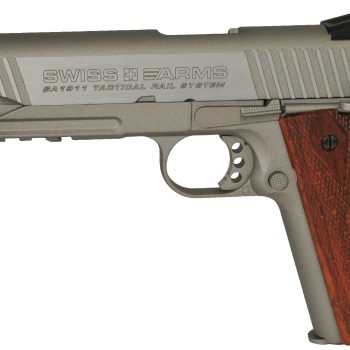 CO2 Swiss Arms 1911 Tactical Rail System GBB