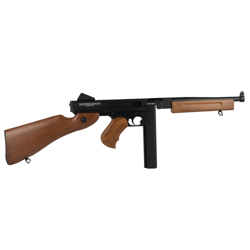 AEG Thompson M1A1 Military FullMetal/Wood (Cybergun) AEG Thompson M1A1 Military FullMetal/Wood - Pikadooprema