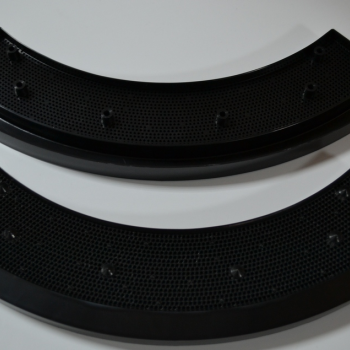 Segment 1/4 crnog kruga oko mete