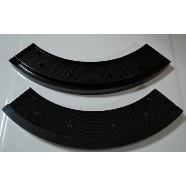 Segment 1/4 crnog kruga oko mete