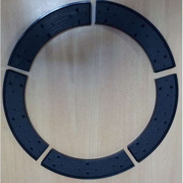 Segment 1/5 crnog kruga oko mete