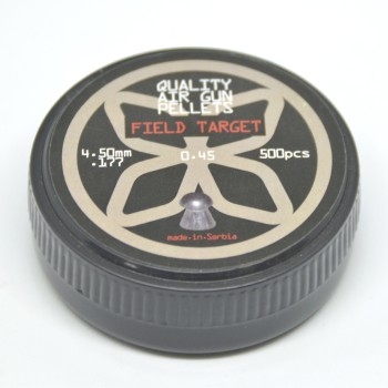 Dijabole 4,5mm Field Target zaobljene 0,45g 500kom