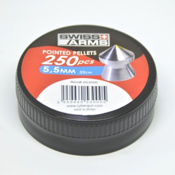 Dijabole 5,5mm Swiss Arms zašiljene 250kom