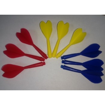 One piece Flight and Shaft Standard 1/4''