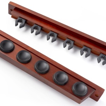 Drveni držač 6 bilijar štapa Drveni držač 6 bilijar štapa