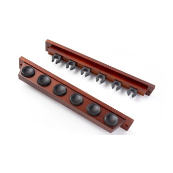 Drveni držač 6 bilijar štapa Drveni držač 6 bilijar štapa