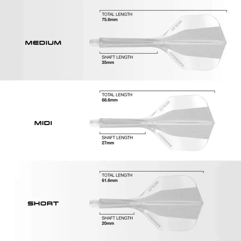 SOLO Integrated Flight and Shaft - Clear - Pikadooprema