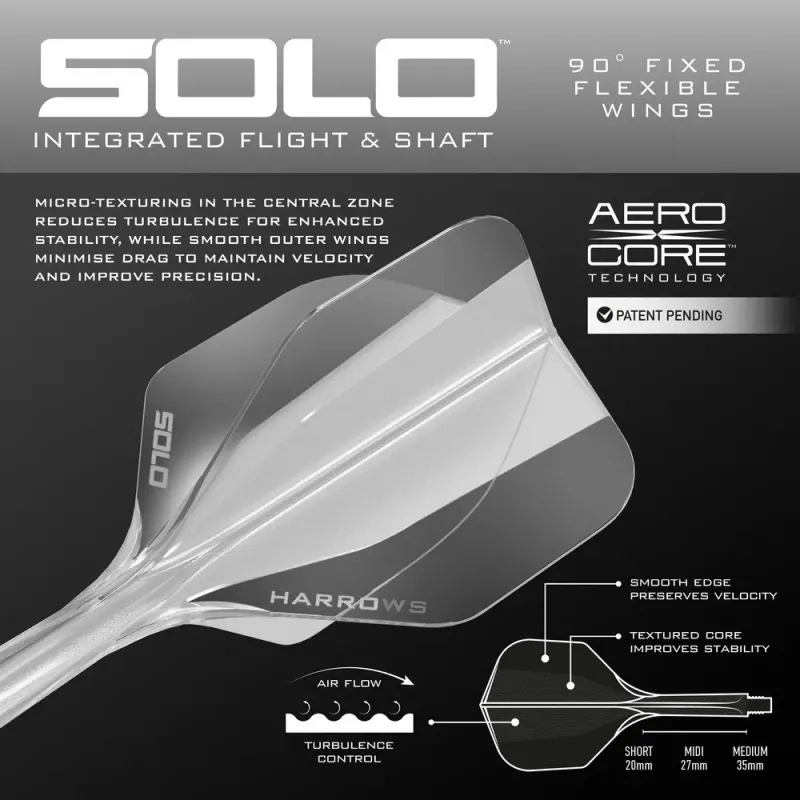 SOLO Integrated Flight and Shaft - Clear - Pikadooprema
