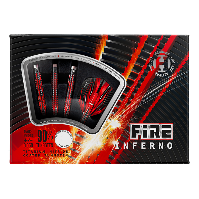Fire Inferno 90% Tungsten Steeldart