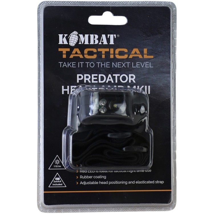 Predator Headlamp II Black - Pikadooprema