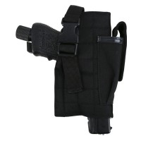 Molle Gun Holster with Mag Pouch Black