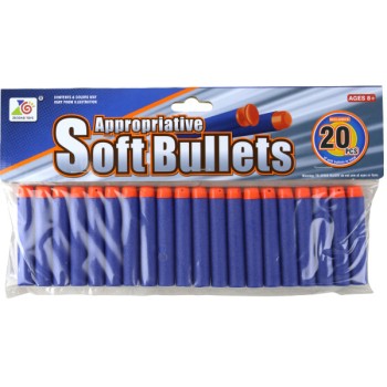 Soft Bullet Darts (7.2cm) - 20 komada pakovanje