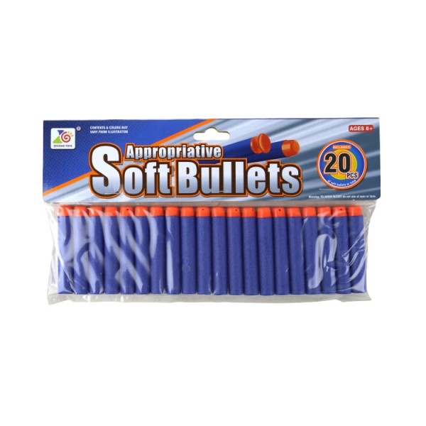 Soft Bullet Darts (7.2cm) - 20 komada pakovanje - Pikadooprema
