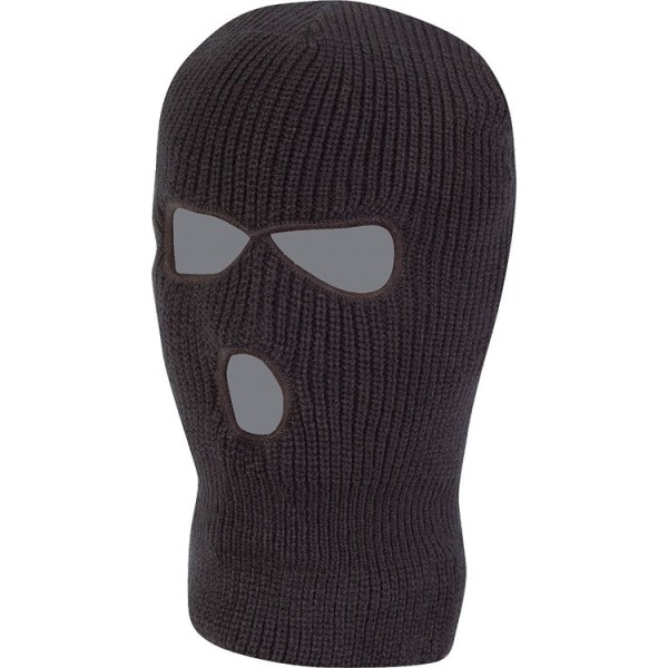 3 Hole Balaclava Black