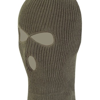 3 Hole Balaclava Olive Green