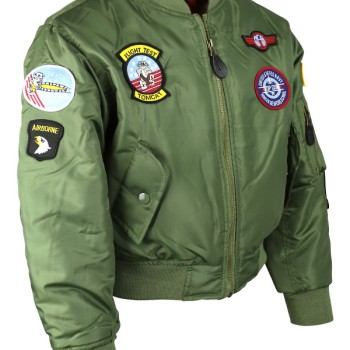 Kids MA1 Flight Jacket - L