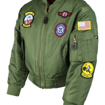 Dečija pilotska jakna MA1 KombatUK (Veličina XL / Uzrast 11-12 god.)