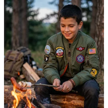 Dečija pilotska jakna MA1 KombatUK (Veličina XL / Uzrast 11-12 god.)