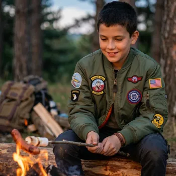 Dečija pilotska jakna MA1 KombatUK (Veličina XL / Uzrast 11-12 god.)