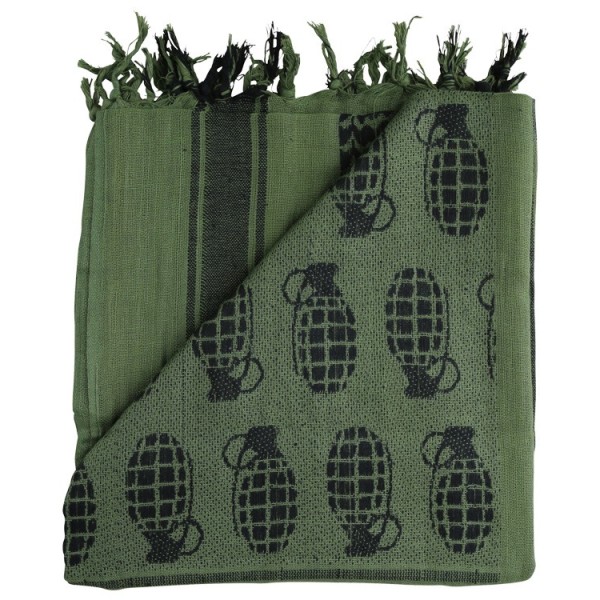 Grenade Shemagh - Olive Green (KombatUK) Grenade Shemagh - Olive Green - Pikadooprema