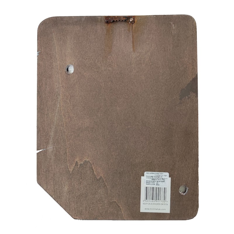 Keep Calm & Soldier On sign (KombatUK) Keep Calm & Soldier On sign - Pikadooprema