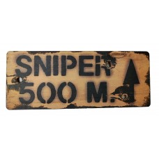 Sniper 500m sign