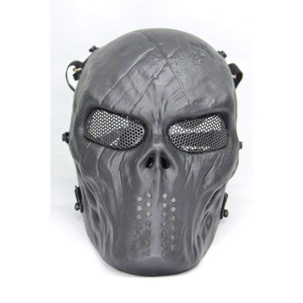 Skull mesh mask - Black (KombatUK) Skull mesh mask - Black - Pikadooprema