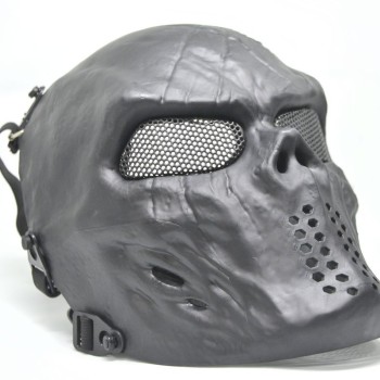 Skull mesh mask - Black