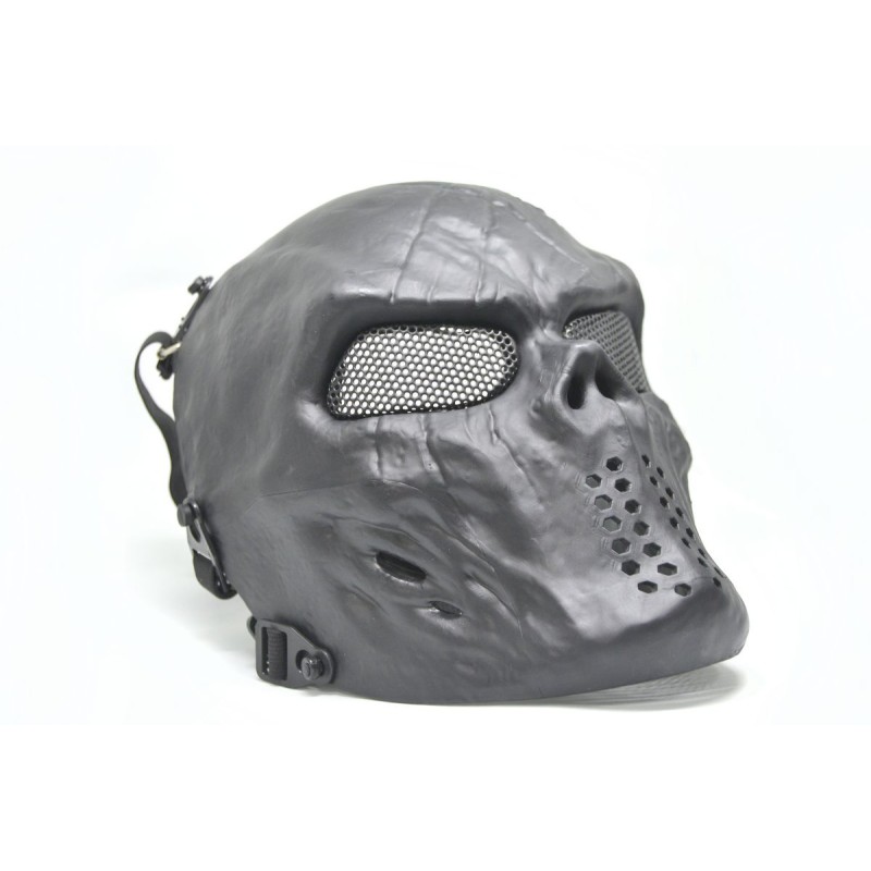 Skull mesh mask - Black