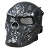 Skull mesh mask - Gunmetal Grey