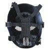 Skull mesh mask - Gunmetal Grey