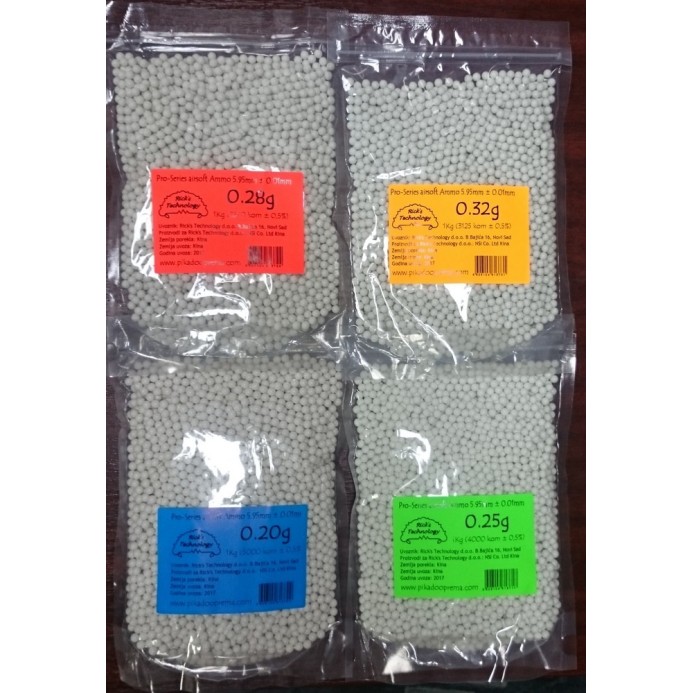 Pro-Series airsoft BBs 0.20g 1Kg