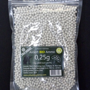 Pro-Series airsoft BBs 0.25g BIO 1Kg