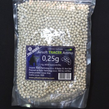 Pro-Series airsoft BBs 0.25g TRACER 1Kg Pro-Series airsoft BBs 0.25g TRACER 1Kg