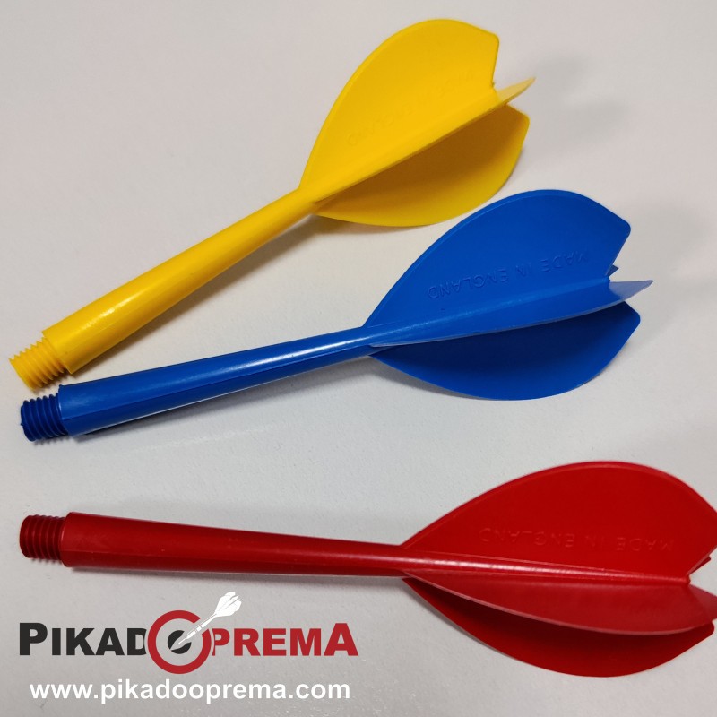 One piece Flight and Shaft 1/4 Long (Winmau) One piece Flight and Shaft 1/4 Long - Pikadooprema