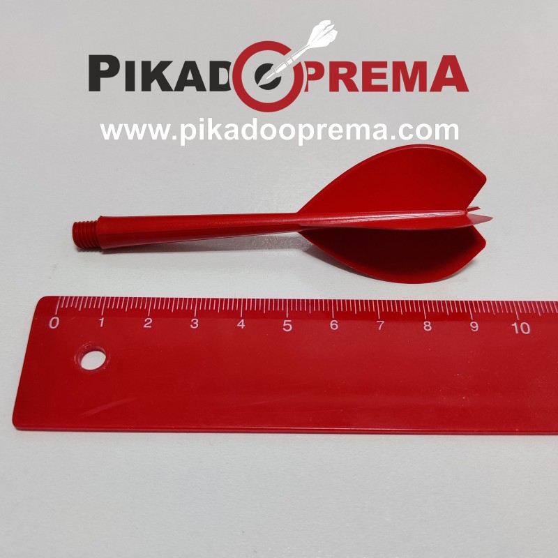 One piece Flight and Shaft 1/4 Long (Winmau) One piece Flight and Shaft 1/4 Long - Pikadooprema
