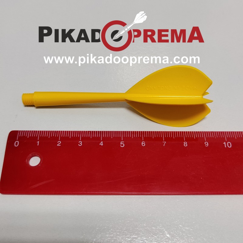 One piece Flight and Shaft 1/4 Long (Winmau) One piece Flight and Shaft 1/4 Long - Pikadooprema