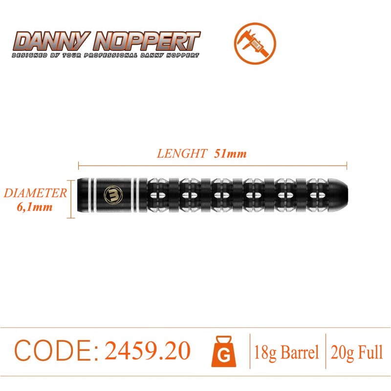 Danny Noppert 90% Tungsten 18/20g Softdart (Winmau) Danny Noppert 90% Tungsten 18/20g Softdart - Pikadooprema